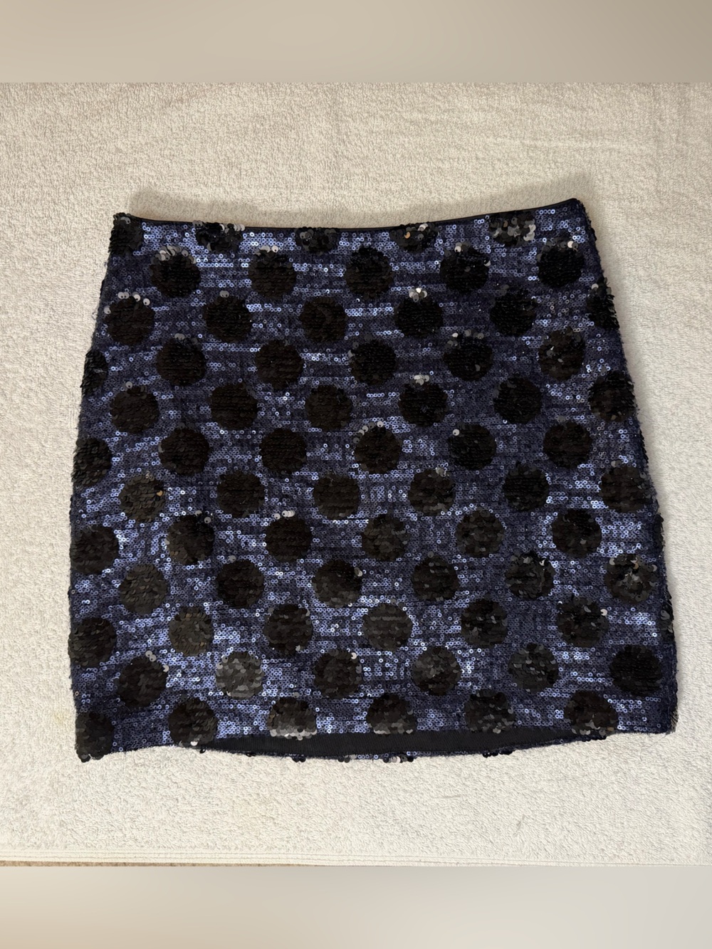 Madewell Broadway & Broome Sequin Polka Dot Mini Skirt Cocktail Party Glam Club